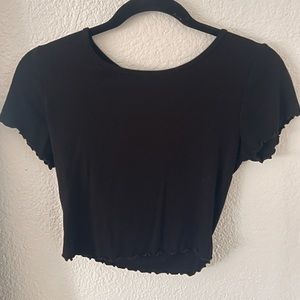 Black Crop Top